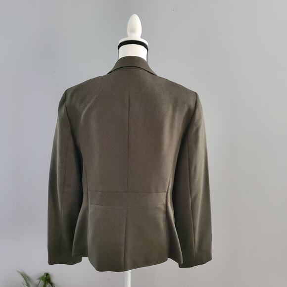 Evan Picone Women's Gray Wide Leg Pants Suit 14 - Picture 3 of 12